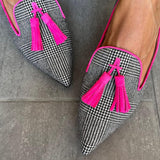 Betty - Elegáns, Hegyes Orrú Mokaszinok