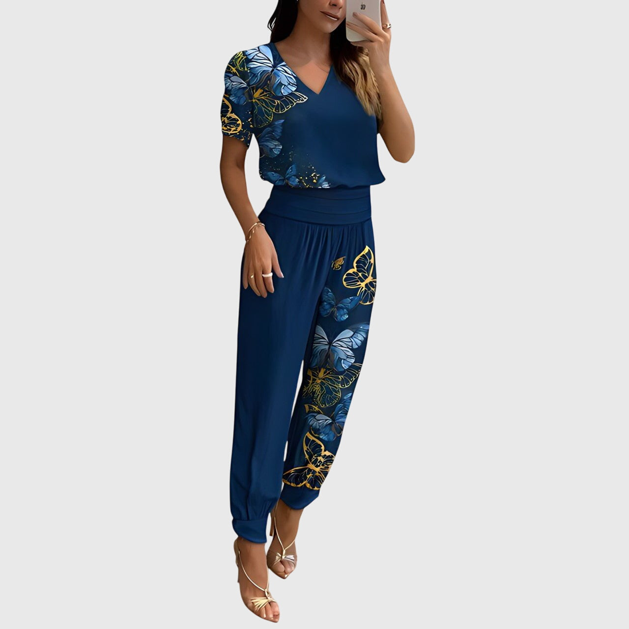 Jennifer | Elegáns Blúz és Nadrág Szett
