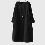 Grace | Kényelmes, Bordázott Velúr Midi Ruha