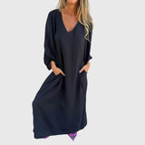 Carol | Hosszú Boho Ruha Zsebekkel