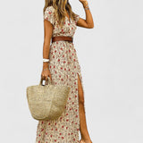 Caroline | Elegáns Boho Maxi Ruha