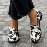 Claria - Elegáns Nyomott Mokaszinok
