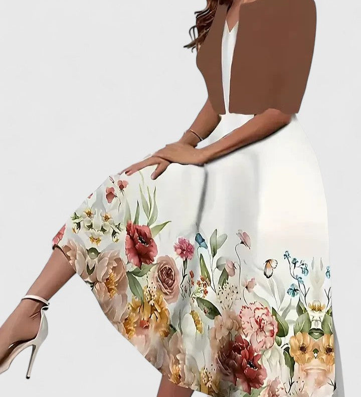 Chantal | Elegáns Midi Ruha