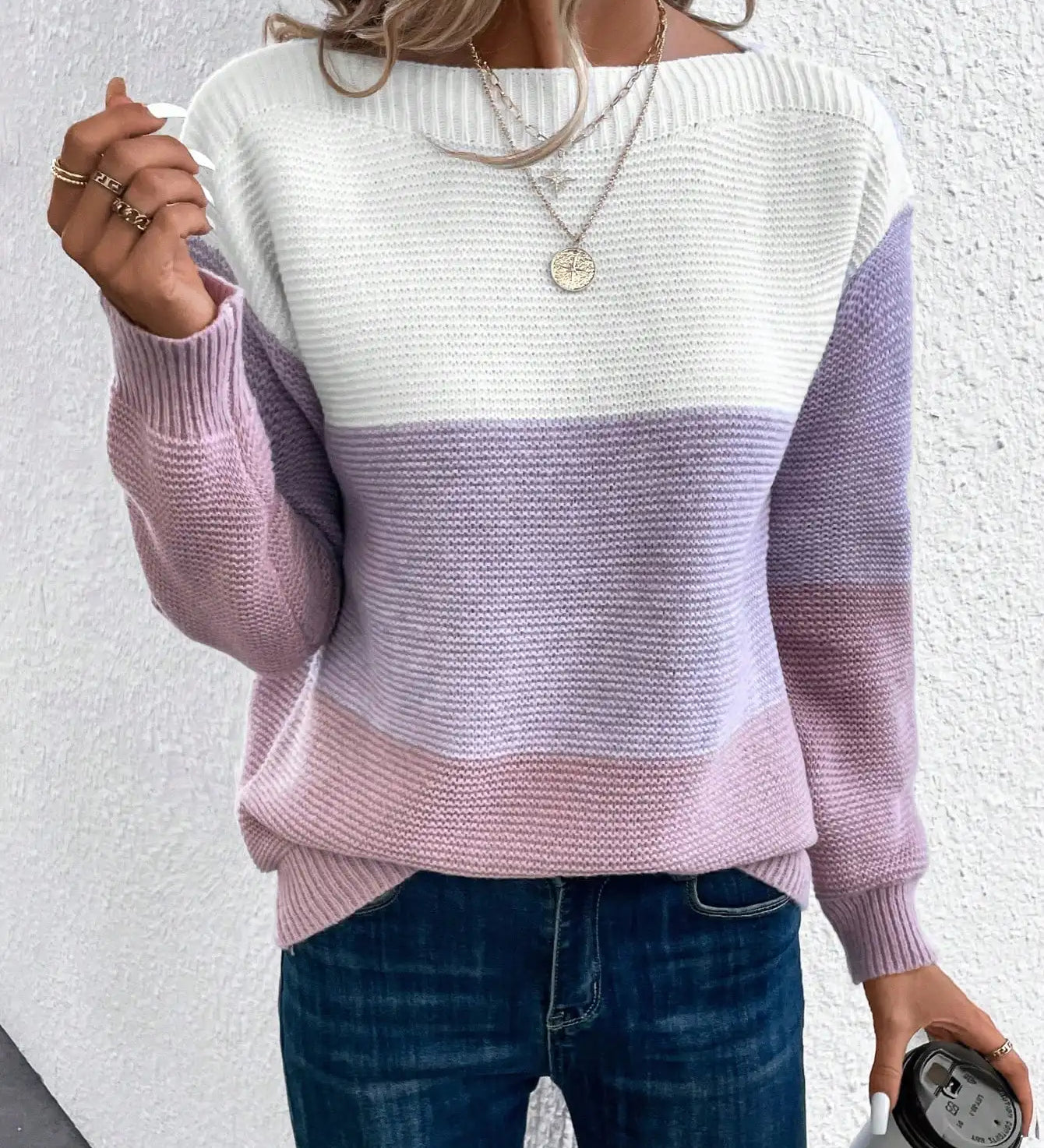 Grace | Ombre Kényelmes Pulóver