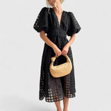 Elanqi | Elegáns Midi Ruha