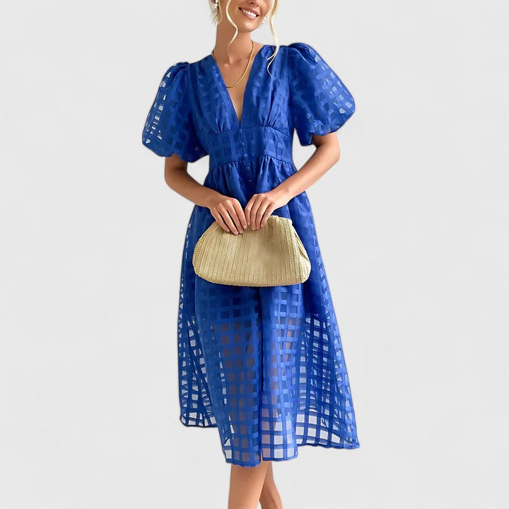 Elanqi | Elegáns Midi Ruha
