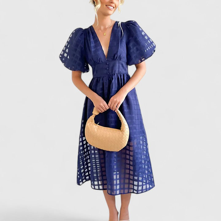 Elanqi | Elegáns Midi Ruha