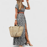 Caroline | Elegáns Boho Maxi Ruha